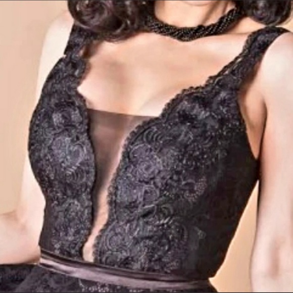 Estella NWT black lace pinup dress - Picture 3 of 7